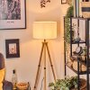 Soungou Golvlampa Naturfärger, Svart, 1-ljuskällor