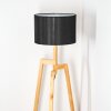 Soungou Golvlampa Naturfärger, Svart, 1-ljuskällor
