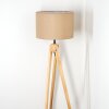 Soungou Golvlampa Naturfärger, Svart, 1-ljuskällor