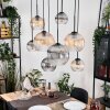 Koyoto Pendellampa, kullampa, Pendelbelysning Naturfärger, Svart, 8-ljuskällor