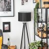 Soungou Golvlampa Krom, Svart, 1-ljuskällor