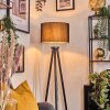 Soungou Golvlampa Krom, Svart, 1-ljuskällor