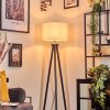 Soungou Golvlampa Krom, Svart, 1-ljuskällor