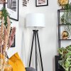 Soungou Golvlampa Krom, Svart, 1-ljuskällor