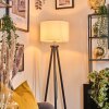 Soungou Golvlampa Krom, Svart, 1-ljuskällor