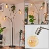 Codecreo Golvlampa Nickel matt, Svart, 3-ljuskällor