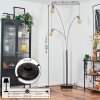 Codecreo Golvlampa Nickel matt, Svart, 3-ljuskällor