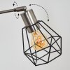 Yaak Golvlampa Nickel matt, Svart, 3-ljuskällor