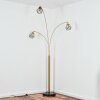 Yaak Golvlampa Mässing, Svart, 3-ljuskällor
