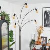 Codecreo Golvlampa Krom, Svart, 5-ljuskällor