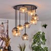 Koyoto Taklampa, kullampa 57 cm Amber, Klart, Rökfärger, 9-ljuskällor
