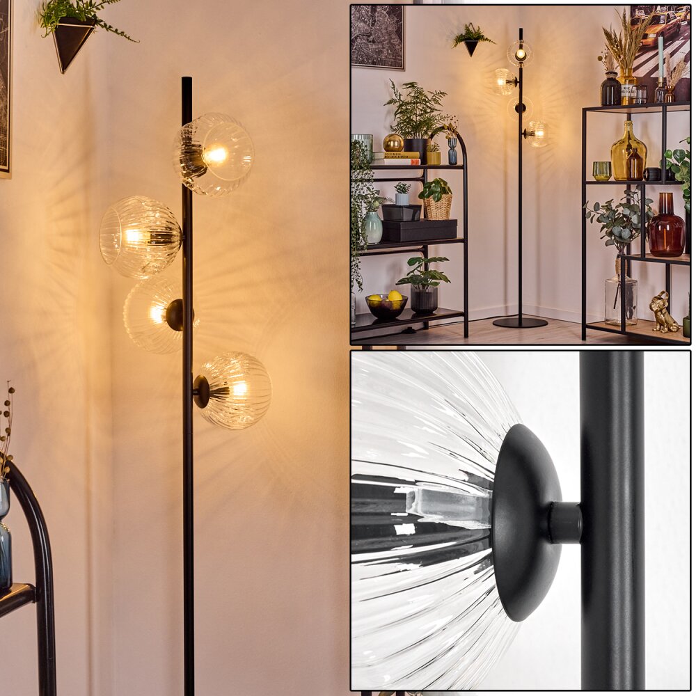Koyoto Golvlampa Klart, 4-ljuskällor main product photo