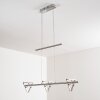 Windsor Pendelbelysning LED Krom, Nickel matt, 9-ljuskällor