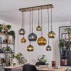 Koyoto Pendellampa, kullampa, Pendelbelysning Naturfärger, Svart, 8-ljuskällor