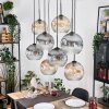 Koyoto Pendellampa, kullampa, Pendelbelysning Naturfärger, Svart, 8-ljuskällor