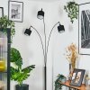 Bassagoda Golvlampa Krom, Svart, 3-ljuskällor