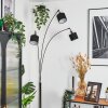 Bassagoda Golvlampa Krom, Svart, 3-ljuskällor
