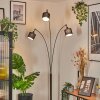 Bassagoda Golvlampa Krom, Svart, 3-ljuskällor