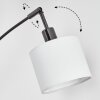 Bassagoda Golvlampa Krom, Svart, 3-ljuskällor