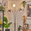 Bassagoda Golvlampa Krom, Svart, 3-ljuskällor