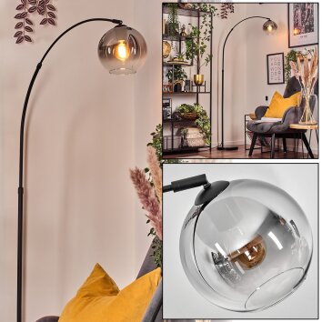 Koyoto Golvlampa Svart, 1-ljuskällor