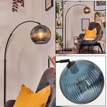 Koyoto Golvlampa, Båglampor Svart, 1-ljuskällor