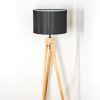 Soungou Golvlampa Naturfärger, Svart, 1-ljuskällor