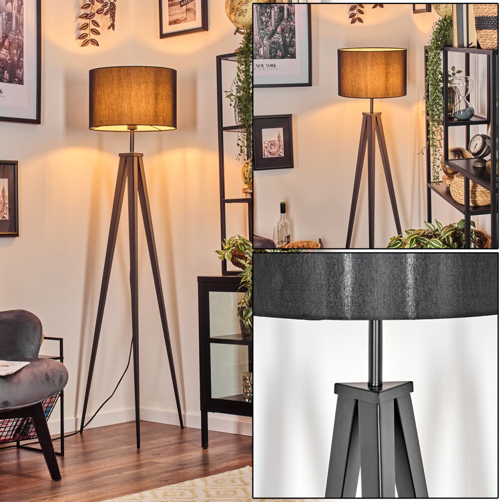 Soungou Golvlampa Svart, 1-ljuskällor main product photo