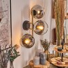 Koyoto kullampa, Vägglampa Guld, Svart, 3-ljuskällor