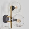 Koyoto kullampa, Vägglampa Guld, Svart, 3-ljuskällor