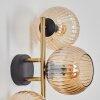 Koyoto kullampa, Vägglampa Guld, Svart, 3-ljuskällor