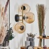 Koyoto kullampa, Vägglampa Guld, Svart, 3-ljuskällor