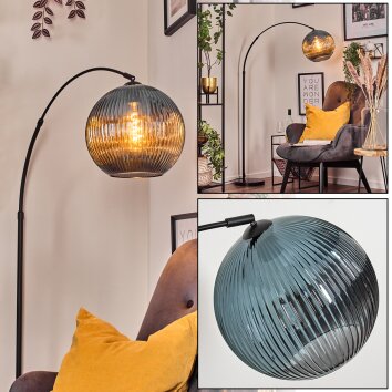 Koyoto Golvlampa, Båglampor Svart, 1-ljuskällor