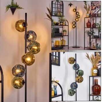 Ripoll Golvlampa Blå, Guld, Grön, 6-ljuskällor Ripoll Golvlampa Blå, Guld, Grön, 6-ljuskällor