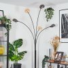 Nikkala Golvlampa Krom, Svart, 5-ljuskällor