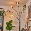 Nikkala Golvlampa Krom, Svart, 5-ljuskällor