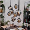 Gastor Pendellampa, kullampa, Pendelbelysning Rökfärger, 8-ljuskällor