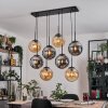 Gastor Pendellampa, kullampa, Pendelbelysning Amber, Rökfärger, 8-ljuskällor