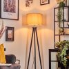 Soungou Golvlampa Krom, Svart, 1-ljuskällor