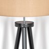 Soungou Golvlampa Krom, Svart, 1-ljuskällor