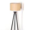 Soungou Golvlampa Krom, Svart, 1-ljuskällor