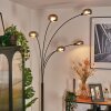 Nikkala Golvlampa Krom, Svart, 5-ljuskällor