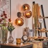 Koyoto kullampa, Vägglampa Guld, Svart, 3-ljuskällor