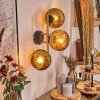Koyoto kullampa, Vägglampa Guld, Svart, 3-ljuskällor