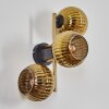 Koyoto kullampa, Vägglampa Guld, Svart, 3-ljuskällor