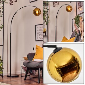 Koyoto Golvlampa Svart, 1-ljuskällor