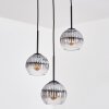Koyoto Pendellampa, kullampa, Pendellampa Cluster 30 cm Klart, Rökfärger, 3-ljuskällor