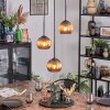 Koyoto Pendellampa, kullampa, Pendellampa Cluster Kopparfärg, 3-ljuskällor