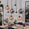 Gastor Pendellampa, kullampa, Pendelbelysning Amber, Klart, Rökfärger, 8-ljuskällor