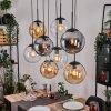 Gastor Pendellampa, kullampa, Pendelbelysning Amber, Klart, Rökfärger, 8-ljuskällor